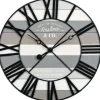 Mixed Plank And Black Metal Wall Clock-Kirkland's Home Best Sale