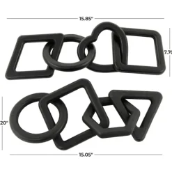 Mixed Shapes Chain Sculptures, Set Of 2-Kirkland's Home Online
