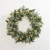 Mixed White Berry Eucalyptus Wreath-Kirkland's Home Hot