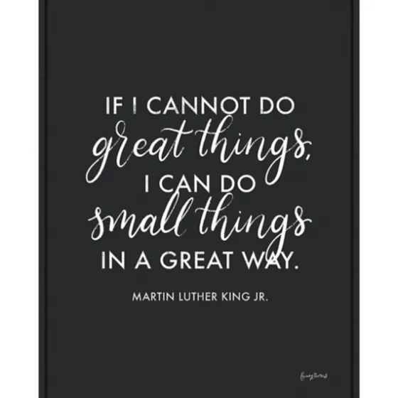 Mlk Words Of Wisdom Iii Framed Canvas Art Print-Kirkland's Home Outlet