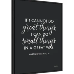 Mlk Words Of Wisdom Iii Framed Canvas Art Print-Kirkland's Home Outlet