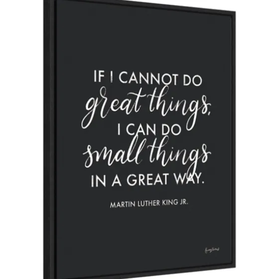 Mlk Words Of Wisdom Iii Framed Canvas Art Print-Kirkland's Home Outlet
