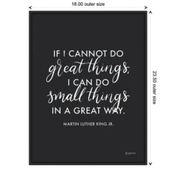 Mlk Words Of Wisdom Iii Framed Canvas Art Print-Kirkland's Home Outlet