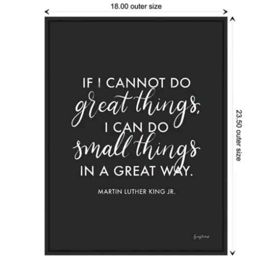 Mlk Words Of Wisdom Iii Framed Canvas Art Print-Kirkland's Home Outlet