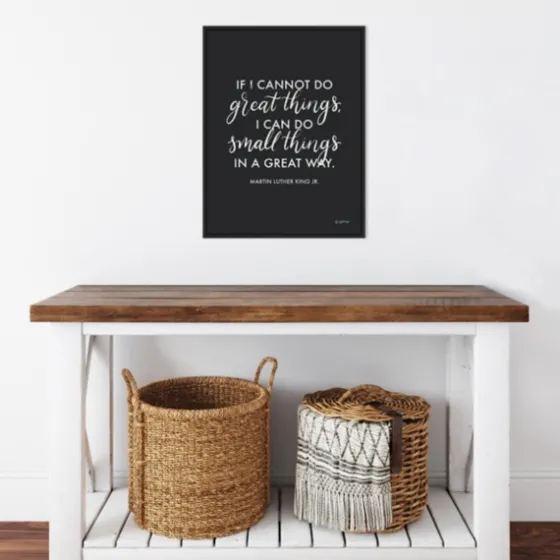 Mlk Words Of Wisdom Iii Framed Canvas Art Print-Kirkland's Home Outlet