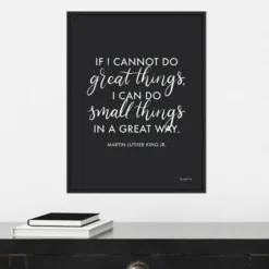 Mlk Words Of Wisdom Iii Framed Canvas Art Print-Kirkland's Home Outlet