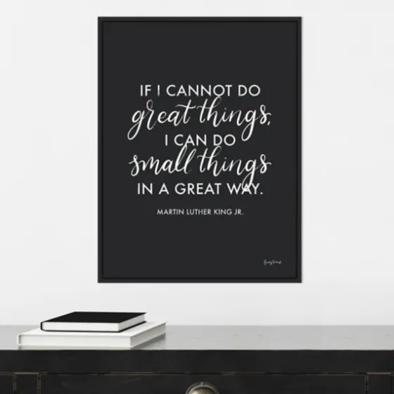 Mlk Words Of Wisdom Iii Framed Canvas Art Print-Kirkland's Home Outlet