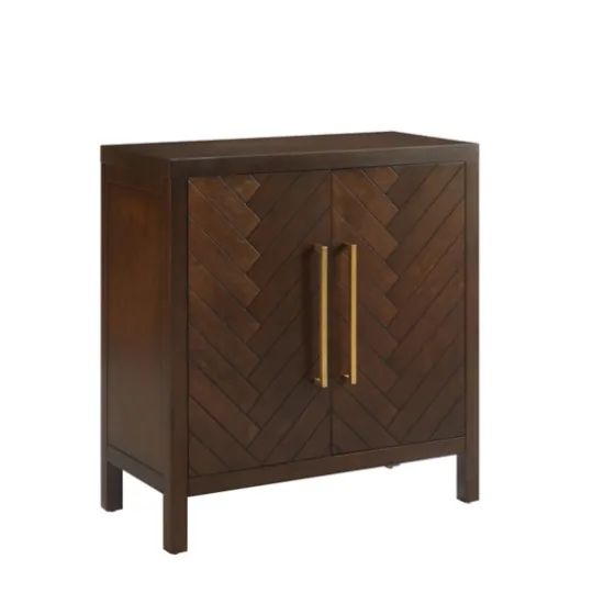 Mocha Mod Herringbone Cabinet-Kirkland's Home Cheap