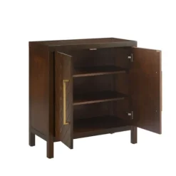 Mocha Mod Herringbone Cabinet-Kirkland's Home Cheap
