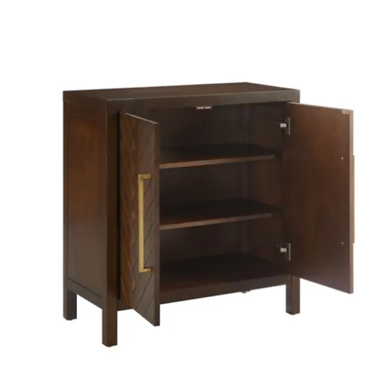 Mocha Mod Herringbone Cabinet-Kirkland's Home Cheap