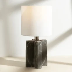 Mod Marbled Gray Table Lamp-Kirkland's Home Clearance