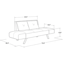Mod Wing Arm Convertible Sofa-Kirkland's Home Sale
