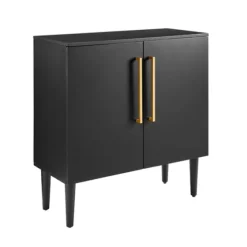 Modern Black And Gold Cabinet-Kirkland's Home Cheap