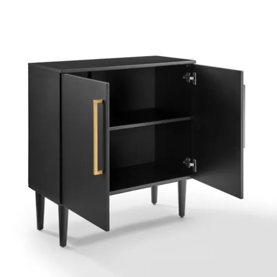 Modern Black And Gold Cabinet-Kirkland's Home Cheap