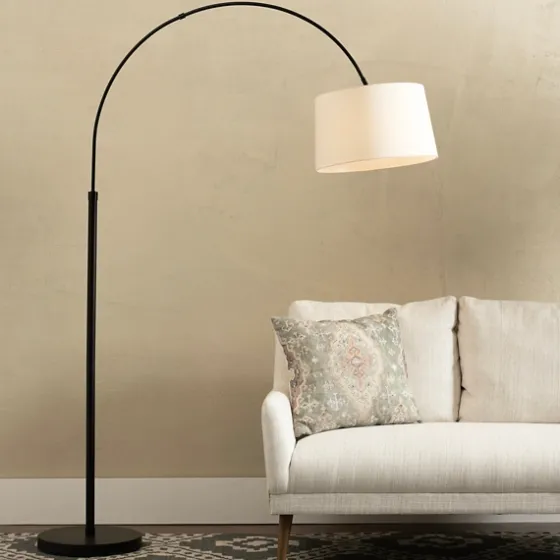Modern Black Arch Floor Lamp-Kirkland's Home Fashion