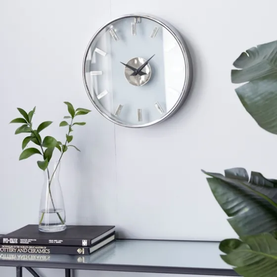 Modern Clear Core Wall Clock-Kirkland's Home Discount