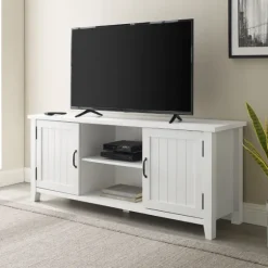 Modern Farmhouse 2-Door Tv Stand-Kirkland's Home Discount