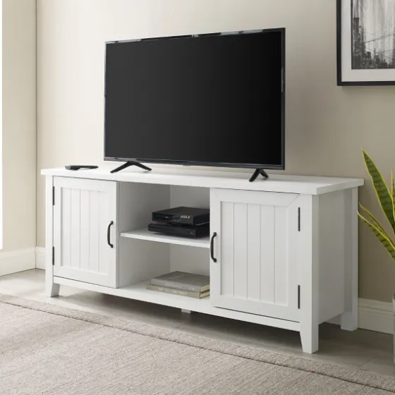Modern Farmhouse 2-Door Tv Stand-Kirkland's Home Discount