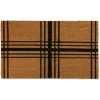 Modern Farmhouse Plaid Coir Doormat-Kirkland's Home Clearance