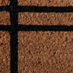 Modern Farmhouse Plaid Coir Doormat-Kirkland's Home Clearance
