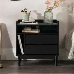 Modern Frame Wood Nightstand-Kirkland's Home Best Sale