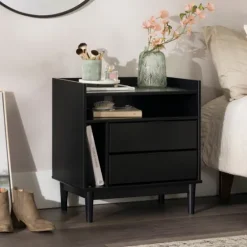 Modern Frame Wood Nightstand-Kirkland's Home Best Sale