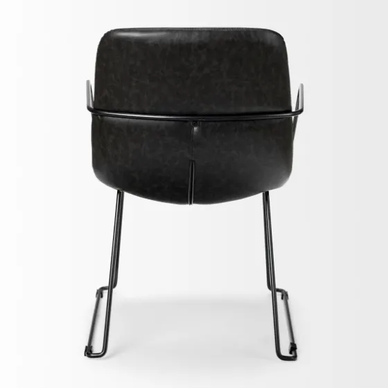Modern Leather Wire Frame Dining Chair-Kirkland's Home Shop