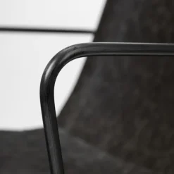 Modern Leather Wire Frame Dining Chair-Kirkland's Home Shop