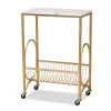 Modern Marble Deco Bar Cart-Kirkland's Home New