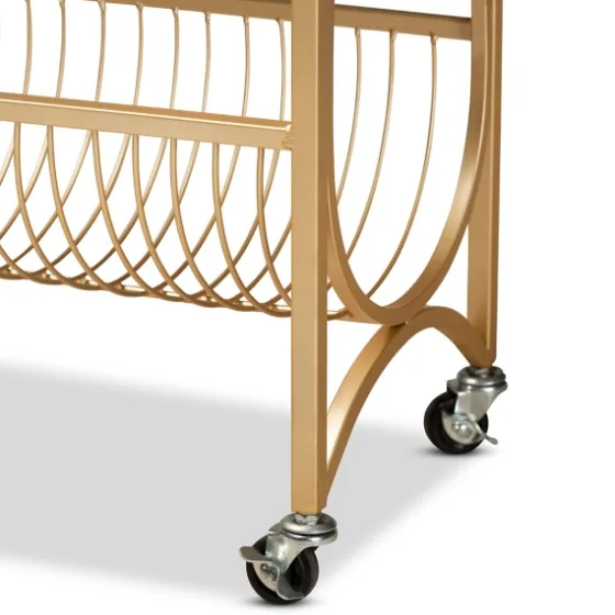 Modern Marble Deco Bar Cart-Kirkland's Home New