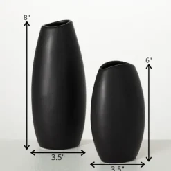 Modern Matte Ceramic Vases, Set Of 2-Kirkland's Home Discount