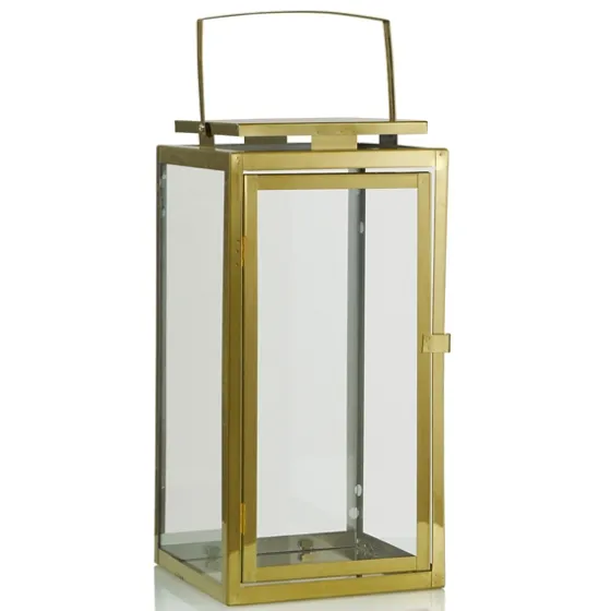 Modern Polished Lanterns, Set Of 2-Kirkland's Home Clearance