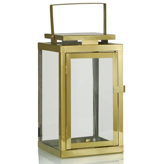 Modern Polished Lanterns, Set Of 2-Kirkland's Home Clearance