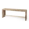 Modern Reclaimed Wood Bench-Kirkland's Home Best Sale
