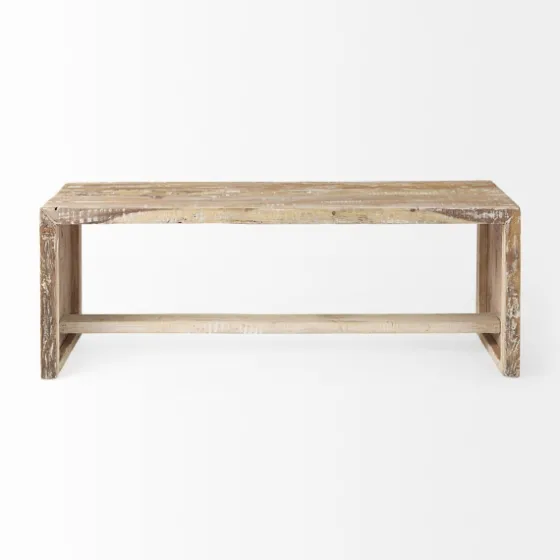 Modern Reclaimed Wood Bench-Kirkland's Home Best Sale