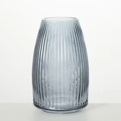 Modern Ribbed Glass Vase-Kirkland's Home Shop