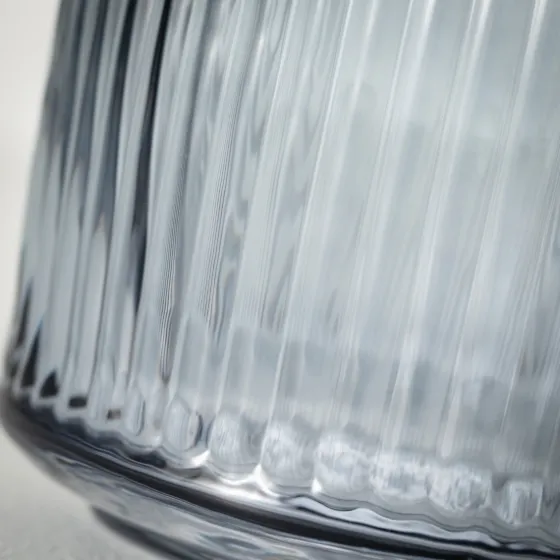 Modern Ribbed Glass Vase-Kirkland's Home Shop