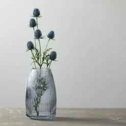 Modern Ribbed Glass Vase-Kirkland's Home Shop