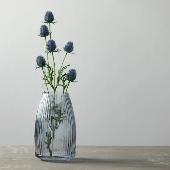Modern Ribbed Glass Vase-Kirkland's Home Shop