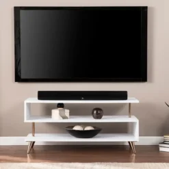 Modern Shape Tv Stand-Kirkland's Home Cheap