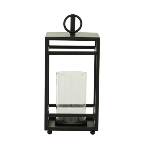 Modern Vintage Iron Framed Lantern, 18 In.-Kirkland's Home Hot