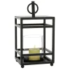 Modern Vintage Iron Framed Lantern, 15 In.-Kirkland's Home Outlet
