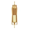 Modern Warm Wood And Gold Sconce-Kirkland's Home Shop