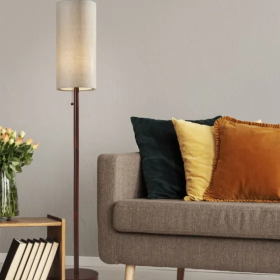 Modern Wood Emma Floor Lamp-Kirkland's Home Fashion