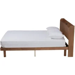 Modern Wood Queen Platform Bed-Kirkland's Home Cheap