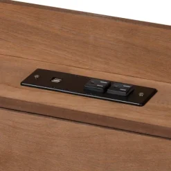 Modern Wood Queen Platform Bed-Kirkland's Home Cheap
