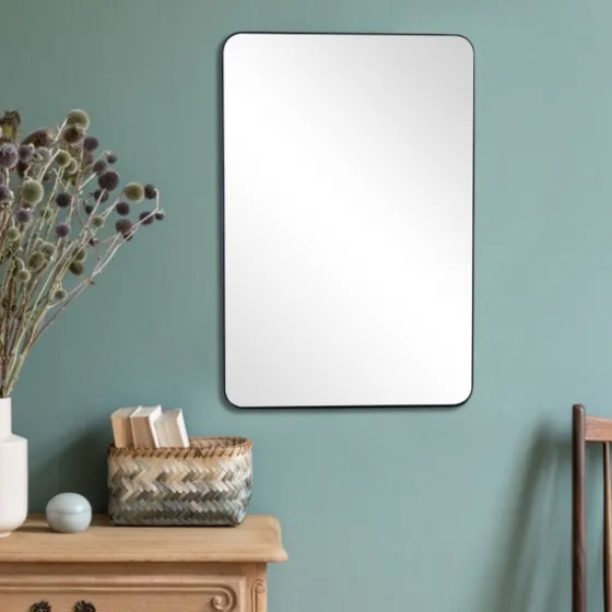 Moira Rectangular Thin Frame Mirror-Kirkland's Home Clearance