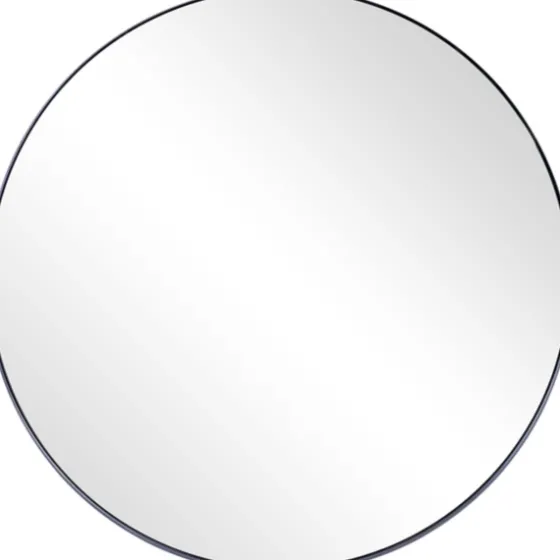Moira Rounded Thin Frame Mirror, 32 In.-Kirkland's Home Flash Sale