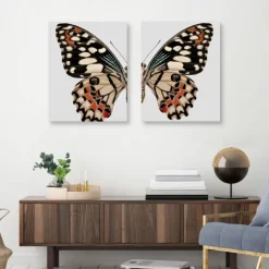 Monarch Butterfly I & Ii Canvas Prints, Set Of 2-Kirkland's Home Clearance