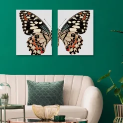 Monarch Butterfly I & Ii Canvas Prints, Set Of 2-Kirkland's Home Clearance